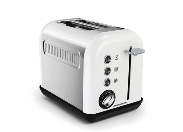 Toster Accents White 2 tosty Morphy Richards.